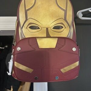 Marvel Iron Man Gold and Maroon loungefly